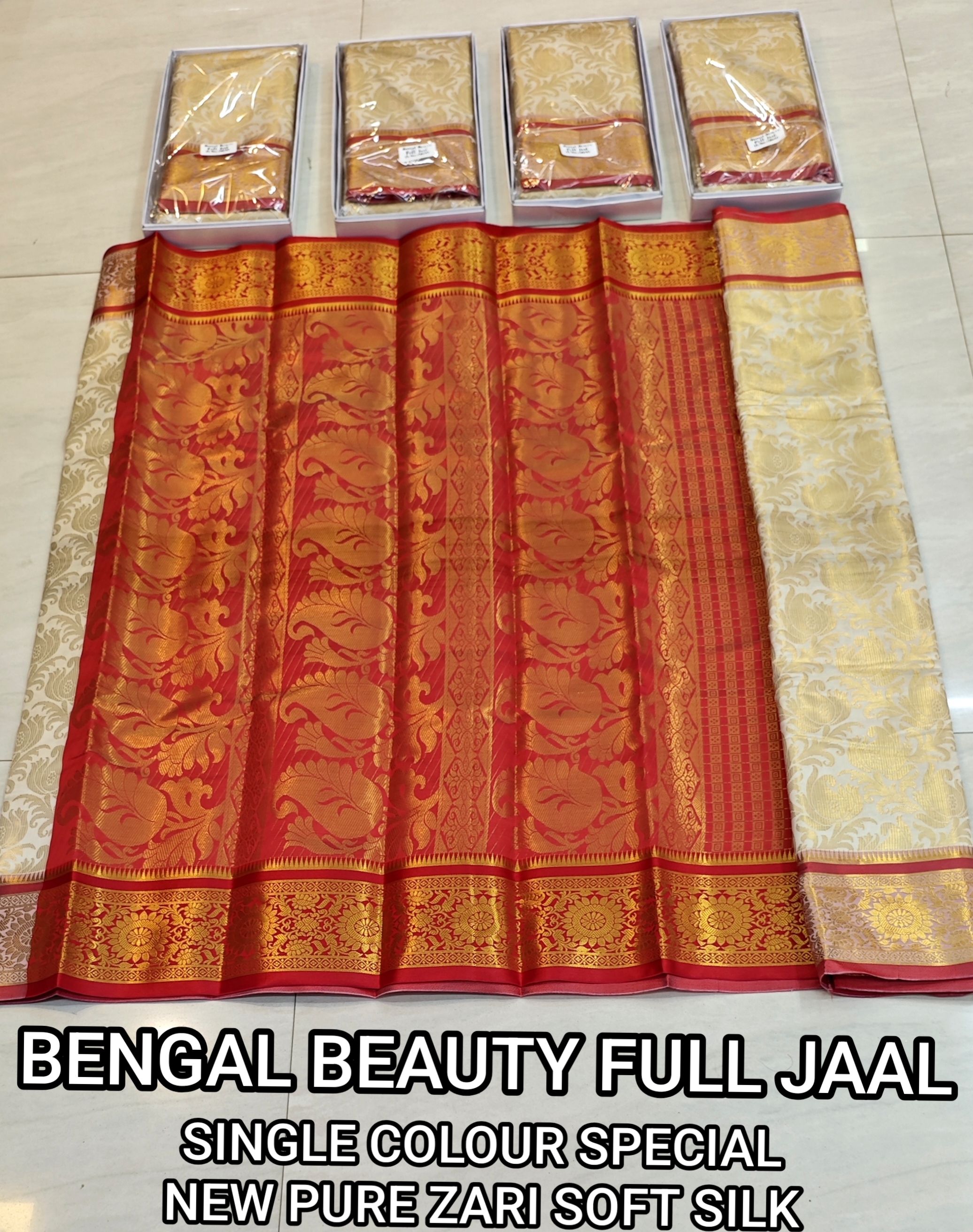 Bengal Beauty Full Jal Saree AD9304 image 2