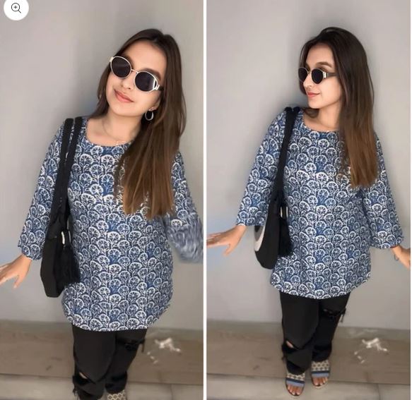 RANI INDIGO KURTI AD6006 image 2