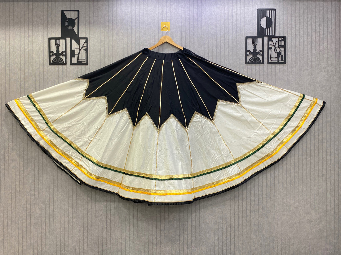 Navratri Rayon Fabric 8-Meter Flare Lehenga  AD90041