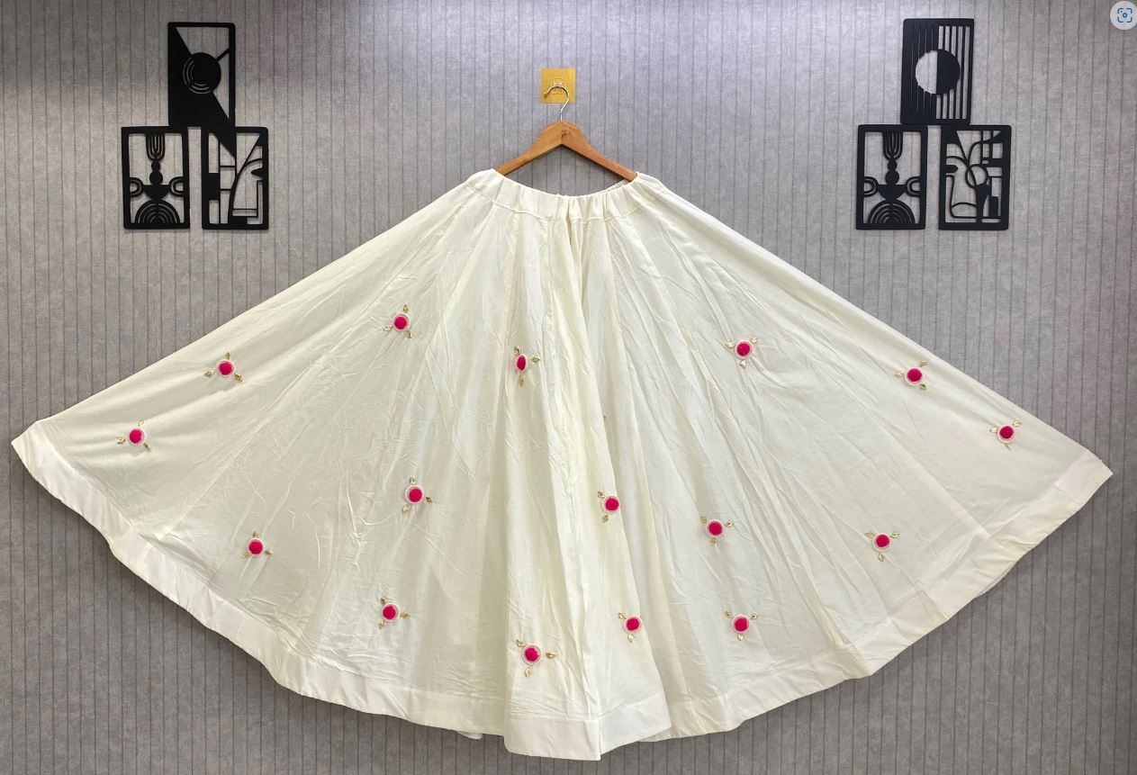 Navratri Rayon 8 Meter Flare Lehenga AD9045