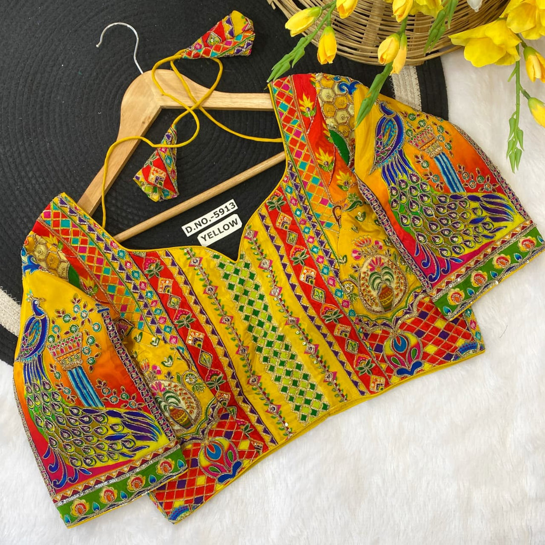 Navratri Viscose Position Blouse AD9005