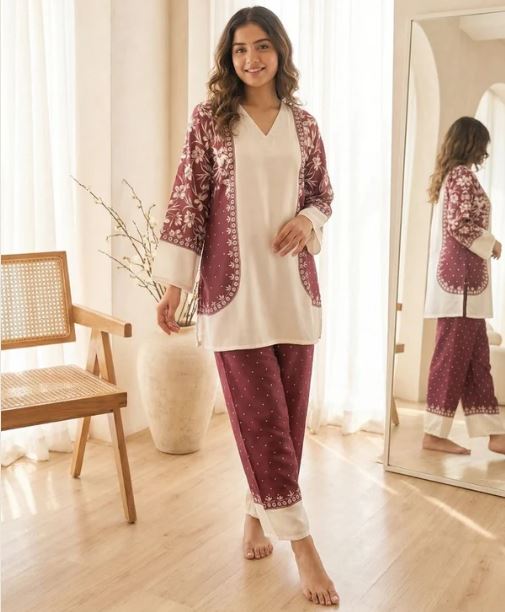 Wine Muse - Turkish Slub CordSet AD7015
